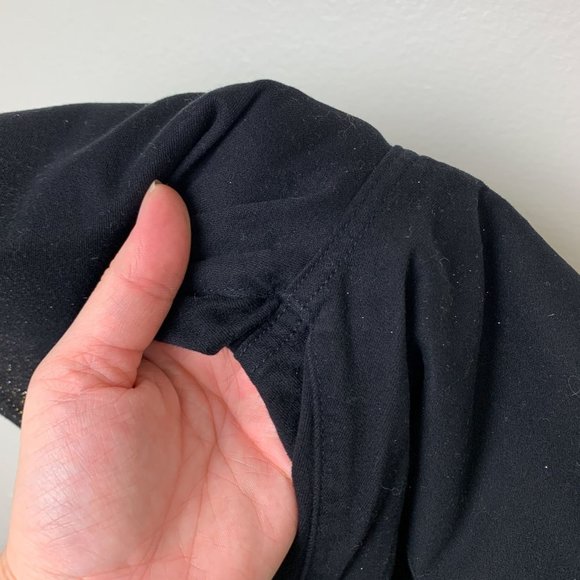 Paige Verdugo Ankle black gold glitter jeans 27 - Picture 5 of 7